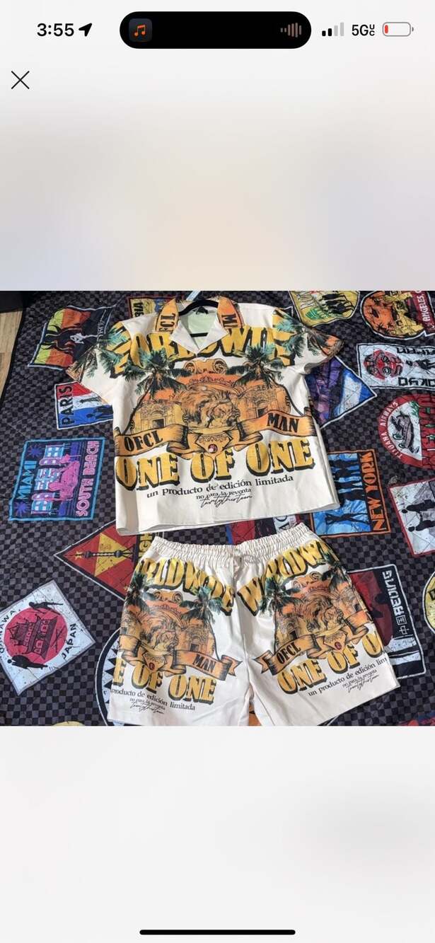 All Over Print lion T-shirt